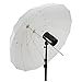 Fotodiox Pro 40in DEEP Parabolic Shoot-Through Umbrella - 16-Rib Translucent Photographic Deep Umbrella
