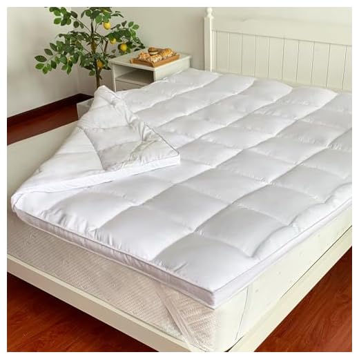 Bedecor Topper una piazza e mezza 140x200cm, Morbido, Traspirante, Migliora il materasso, Topper per Divano Letto, Migliorare il Comfort del Sonno, Coprimaterasso Imbottito in Poliestere