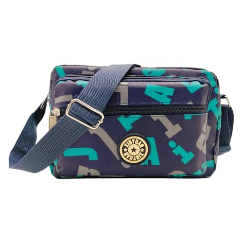 Image of MOMISY Women Mobile Messenger cellphone Bag Ladies Nylon Shoulder Cross Body Long Strap for College, Outing, Travelling, Work