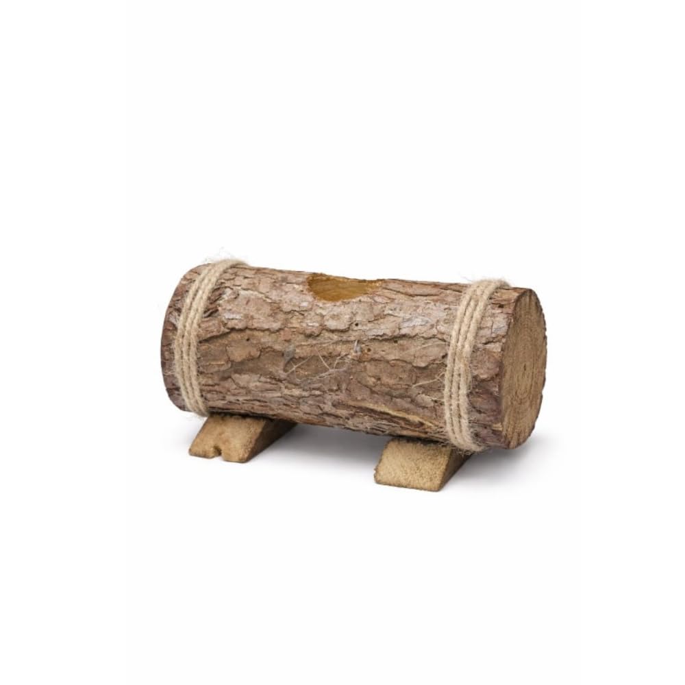 Dhuruv Enterprises Original Wood Vase – Natural Teak Wood Finish Decorative Log Pot for Home Decor & Office Decor | Rustic Premium Look-image-0