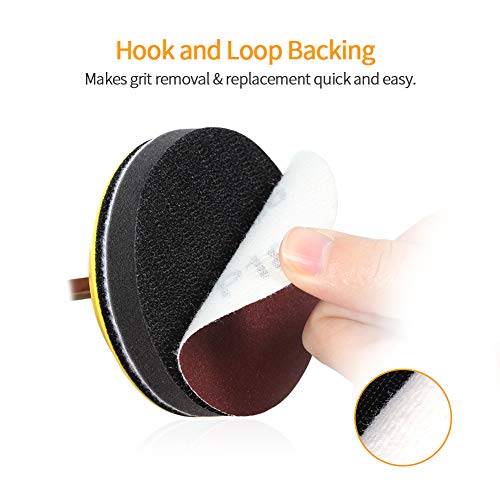 SPEEDWOX Hook and Loop Sanding Discs 100pcs 3 Inch 180 Grit Sandpaper for Wood Drill Grinder Rotary Tools No Hole by SPEEDWOX - Image 4