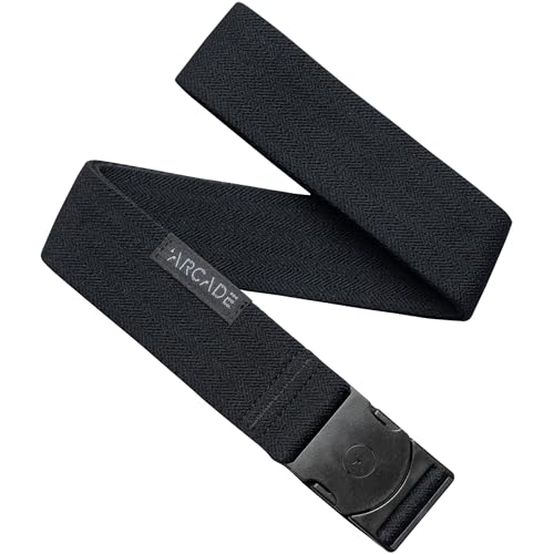 Ceinture d'aventure unisexe élastique et réglable jusqu'à 127 cm avec boucle non métallique