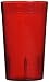 New Star Foodservice 46588 Tumbler Beverage Cups, Restaurant Quality, Plastic, 5 oz, Red, Set of 12