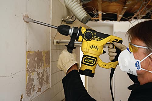Stanley FatMax SDS-plus Bohrhammer FME1250K (1.250 Watt, 3,5 Joule, mit Pneumatik-Hammerwerk, mit Rechts-/Linkslauf… – Bild 5