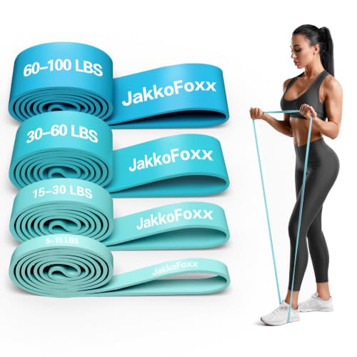 Image of Resistance Bands,Pull Up Bands,Stretching Assist Bands Set for Men & WomenPortable Exercise, Muscle Training,Physical Therapy,Exercise Workout Bands for Working Out