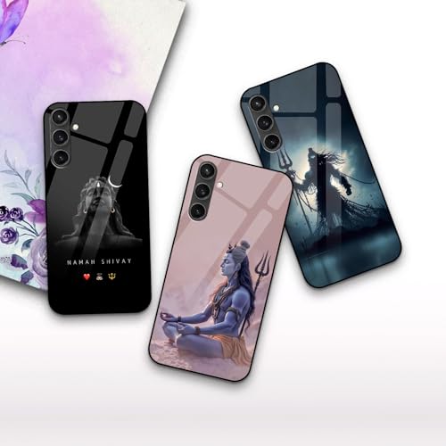 Image of COLORflow Back Cover Compatible with Samsung S23 FE 5G | Shiv Ji, Mahadev, Bholenath, God Customized | Shockproof TPU Bumper with Camera Protection Back Cover Compatible with Samsung Galaxy S23 FE 5G