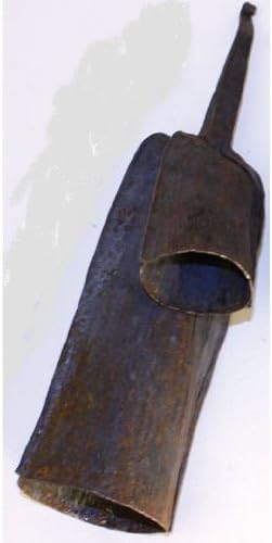 11" Authentic GanKeKe Cow Bell Traditional African Musical Instrument - Made in Benin -
