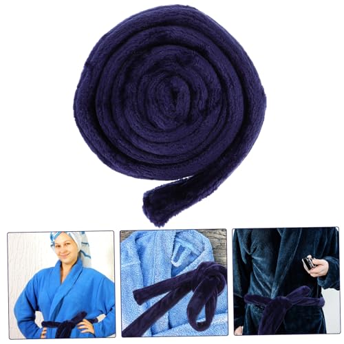 Robe Belt Replacement Soft and Durable Bathrobe Belt for Hotels Replacement for Your Bathrobe Suitable for Both Men and Women Versatile Use Navy2