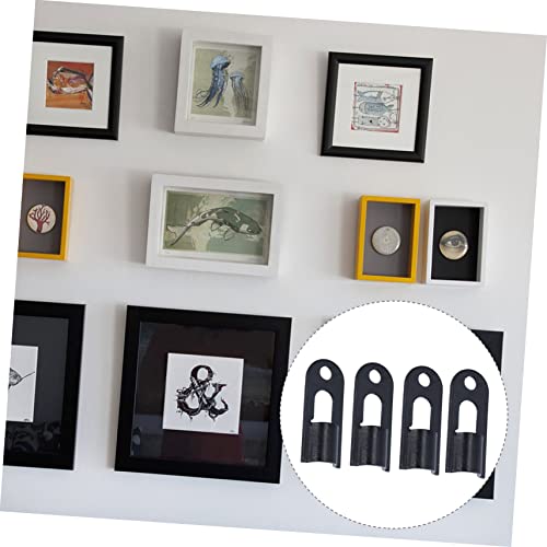Image of 24Pcs Thickened Iron Picture Frame Hooks Invisible Hanging Hardware Kit for Home and Office Wall Decoration
