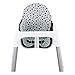 JANABEBE Cuscino per il seggiolone compatibile con Ikea antilop (Black Star)