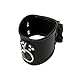 SXOVO Fetisch Halsband Einstellbar SM Bondage Halsbänder, abschließbar Halskorsett mit O-Ring und Kette