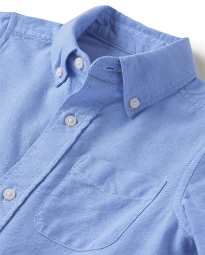 Image of The Children'S Place Boys Short Sleeve Oxford Shirt