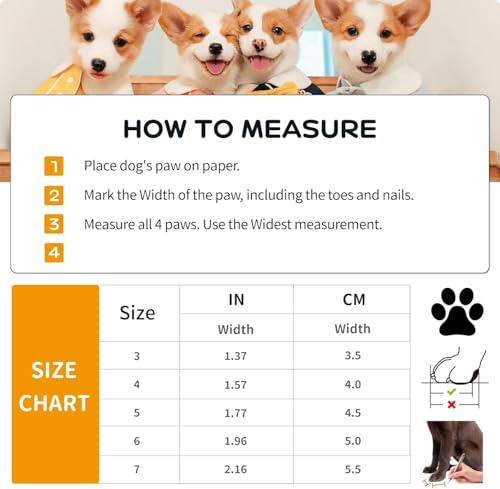4PCS Hundeschuhe,Hundeschuhe Pfotenschutz,Schneestiefel für Hunde,Geeignet für Kleine und Mittelgroße Hunde, rutschfest und Warm Im Winter, Geeignet für Outdoor-Aktivitäten (Schwarz 5)