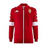 Temporada 19/20 Kappa Chaqueta con Capucha Alvenon 3 As Mónaco, Unisex Adulto, Rojo/Blanco, XXXL