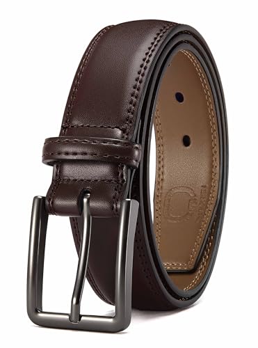Image of CHAOREN Mens Belt Leather - 1 3 /8 inch Dress Belts for Men - Considerate Gift for Work Business Casual Jeans