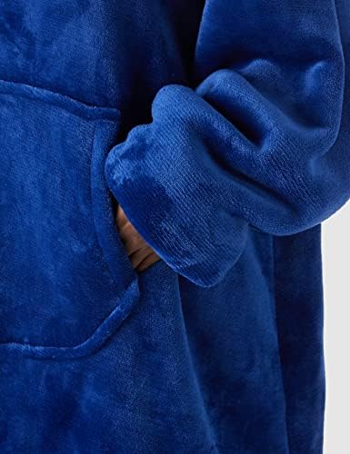 Amazon BrandHikaro Oversized Blanket Hoodie, Extra Thick & Warm Sherpa Fleece Wearable Blanket Hoodie with Pocket for Girl Women Gift for Winter