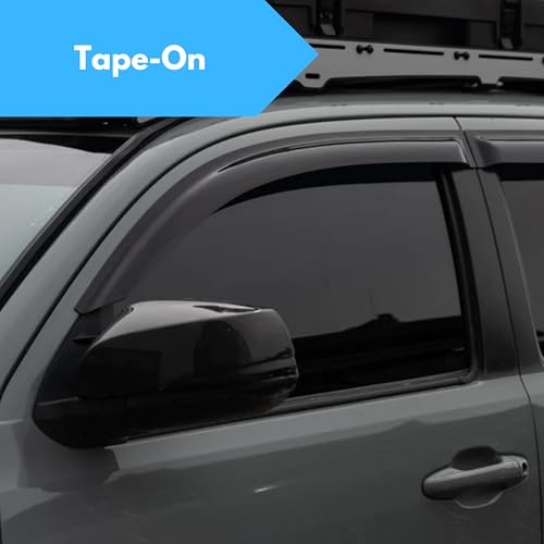 Image of IG Window Visors Fit for 2010-2023 Lexus GX460, Out-Channel Rain Guards Vent Wind Deflectors 6PC, Car Accessories for 10-23 Lexus GX Series