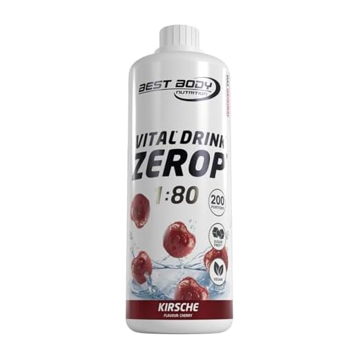 Best Body Nutrition Vital Drink ZEROP - Kirsche, zuckerfreies Getränkekonzentrat, 1:80 ergibt 80 Liter Fertiggetränk, 1000 ml 4 Best Body Nutrition Vital Drink ZEROP - Kirsche, zuckerfreies Getränkekonzentrat, 1:80 ergibt 80 Liter Fertiggetränk, 1000 ml