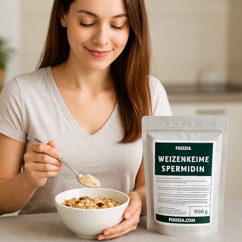 Weizenkeime 900g Spermidin 500 mg/kg Natürlich Pur Vegan aus Deutschland Spermidine Proteinquelle von Foozia