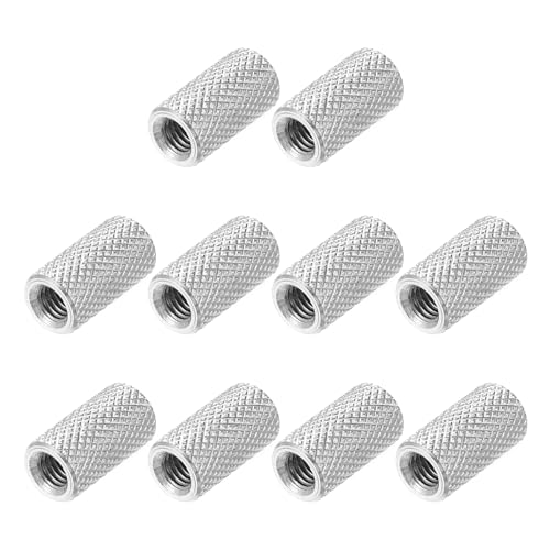 PATIKIL 10�� M5x0.8mm ���i�b�g ��8mm x ����15mm �J�b�v�����O�i�b�g 304�X�e�����X�|�� ���E���h�R�l�N�^�i�b�g �S�˂� �X�y�[�T�[ �X�^�b�h�R�l�N�^�t�@�X�i�[ �J���� �d�q�@�� �@�B �Ƌ� �ڑ� �C���p