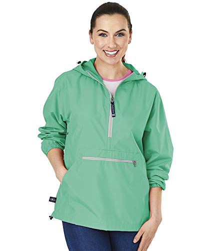 Image of Charles River Apparel Unisex Pack-N-Go Pullover, Lightweight Packable Anorak Windbreaker for Men and Women