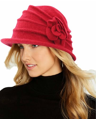 Chapeau melon rétro en laine mélangée parfait pour vos sorties d'automne