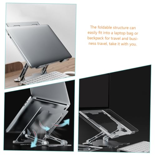 Base ajustable para laptop de aleación de aluminio miniatura 7