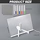 11er-Pack LED Notiztafel mit Farben, 29,5x19cm Leuchtende Nachrichtentafel Acryl Beleuchtete Trockenlöschtafel LED Zeichentafel mit Ständer und 7 Stiften und 2 Tüchern für Zuhause Büro Schule