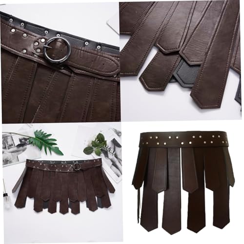 Jupe Viking ajustable unisexe pour costume médiéval et romain