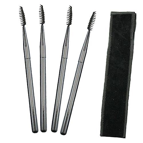 PartyKindom Professional Eyelash Combs Brow Lift Applicator Kit Includes Lash Brush Brow Brush Lash Extension Tools for Makeup Artists Home Users