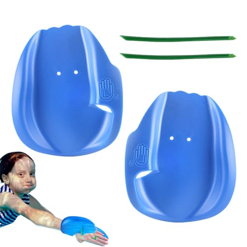 Las Paletas de Mano para Entrenamiento de Natación, Palas De Entrenamiento De PVC...