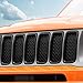 CheroCar for Renegade Grill Inserts,Front Grille Guard Cover Trim Fit for Jeep Renegade 2019-2025+