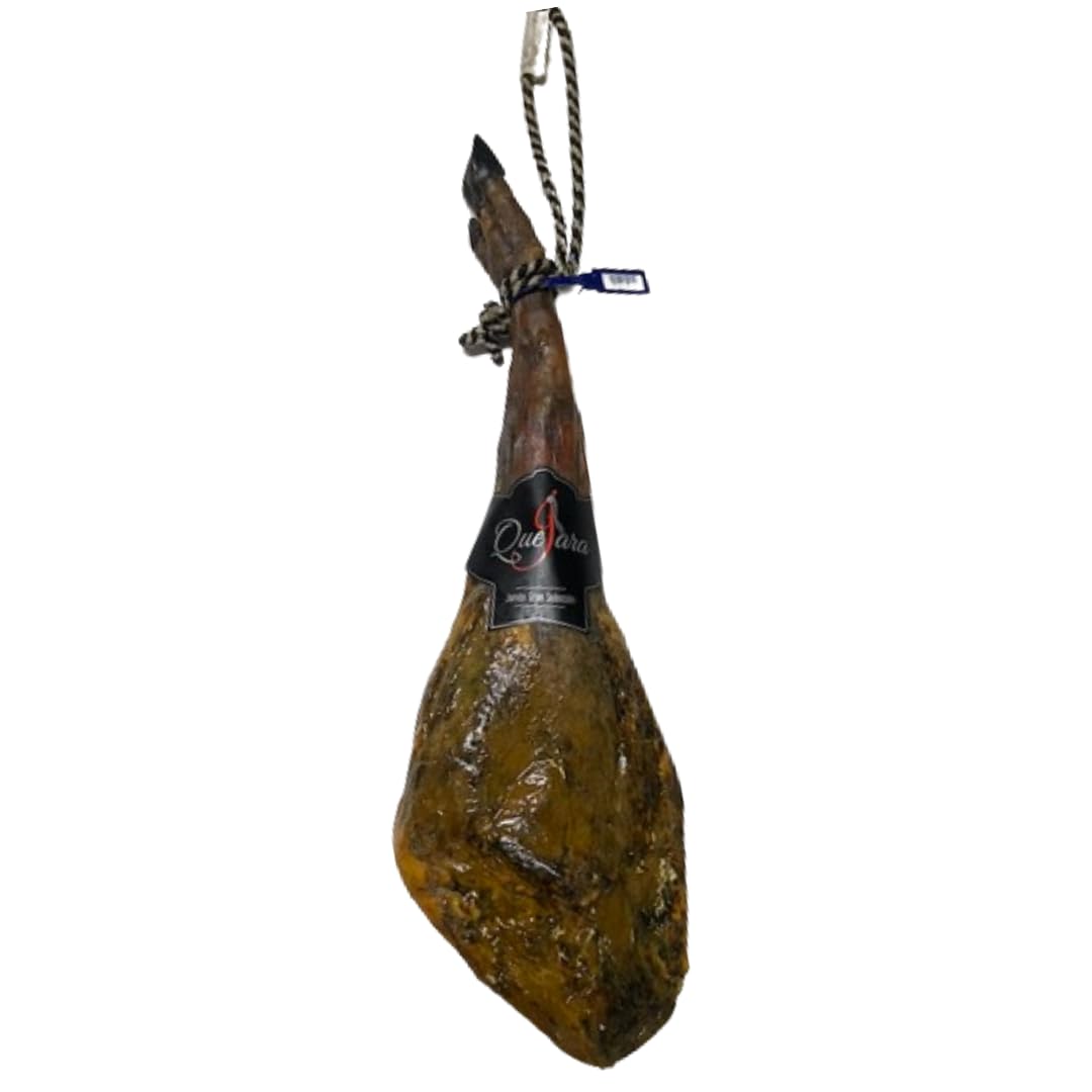 Jamón Gran Selección "Quejara": Un Tesoro Culinario de Pata Fina y Grasa Veteada, 6-7 kg, para una Experiencia Sensorial Inigualable