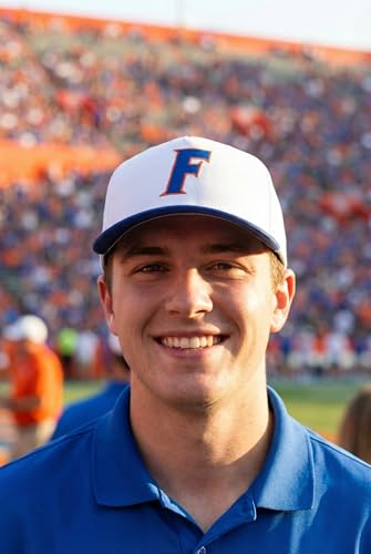 Gorra universitaria Florida Gators Classic MVP blanca/azul miniatura 3