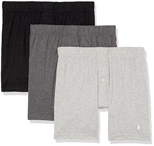 POLO RALPH LAUREN Men's Classic Fit Stretch Support Knit Boxer 3-Pack