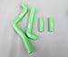Aluminum Radiator +Silicone hose for 1994-2002 Kawasaki KX125 KX250 1995 1996 1997 1998 1999 2000 (Green)