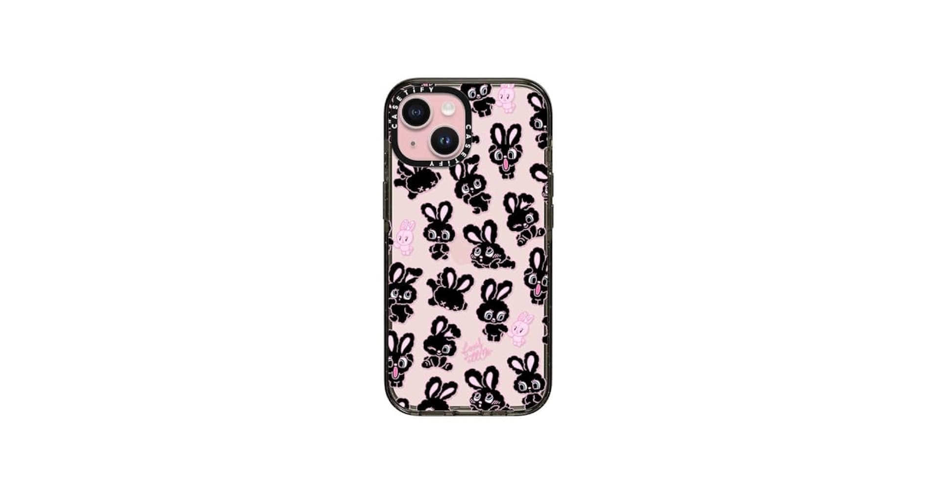 【サイズ:iPhone15(ClearBlack)_色:Bunnies】CASE Amazon.com: CASETIFY Impact iPhone 15 Case [4X Military