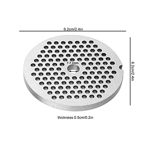 Meat mincer,Meat Grinder Crusher Mincer Plate Disc Knife Meat Grinder Plate Meat Grinder Accessory(3mm)