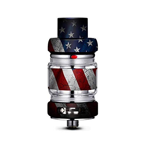 IT'S A SKIN Decal Vinyl Wrap Compatible with FreeMax Mesh Pro Tank/American Flag