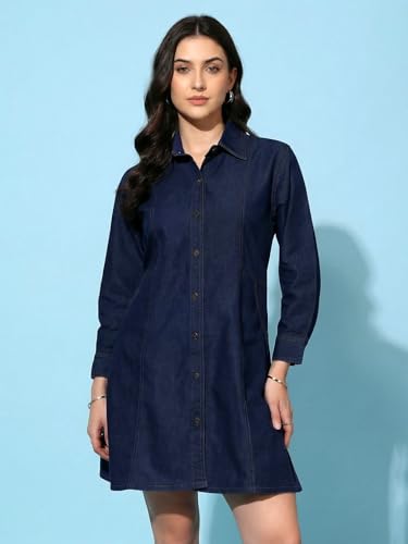 Image of ADDYVERO Women Balloon Sleeve Viscose Rayon Fit & Flare Printed Dress Detailing Above Knee /Mini