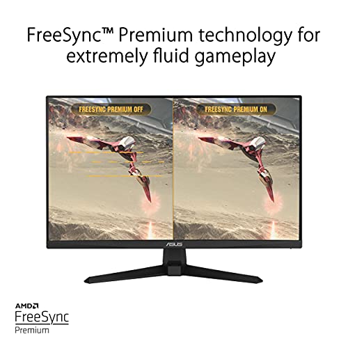 TUF Gaming VG247Q1A Monitor Gaming 24”, FullHD (1920x1080), 165Hz, Tempo di Risposta 1ms, Adaptive Sync, FreeSync Premium, Extreme Low Motion Blur, Regolabile, Nero - Monitor - Immagine 3