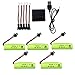 ZYGY 5PCS 3.7V 500mah Batterie au Lithium avec Chargeur 5 en1 pour DE35 DE38 DE40 DE50 Double Face Tumbling Stunt RC Voiture télécommande Voiture Enfant Jouet Voiture Batterie de Rechange
