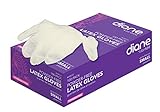 Diane Latex Powder Free Glove, Small, 100 Count