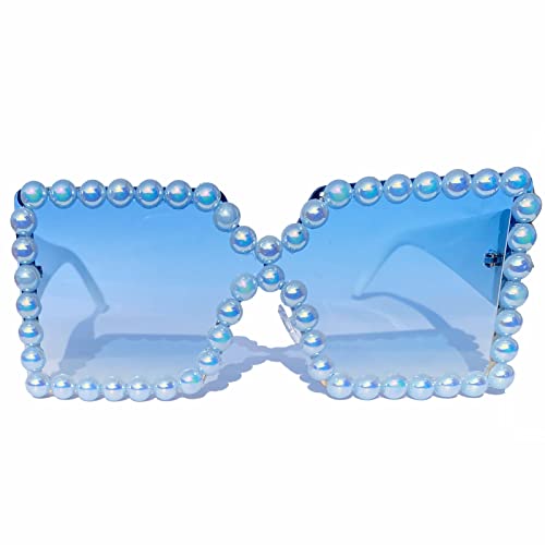 Image of mincl /Oversized Shield Sunglasses Woman 2019 Fashion Luxury Shades UV400 Vintage Flat Top Futuristic Sunglasses
