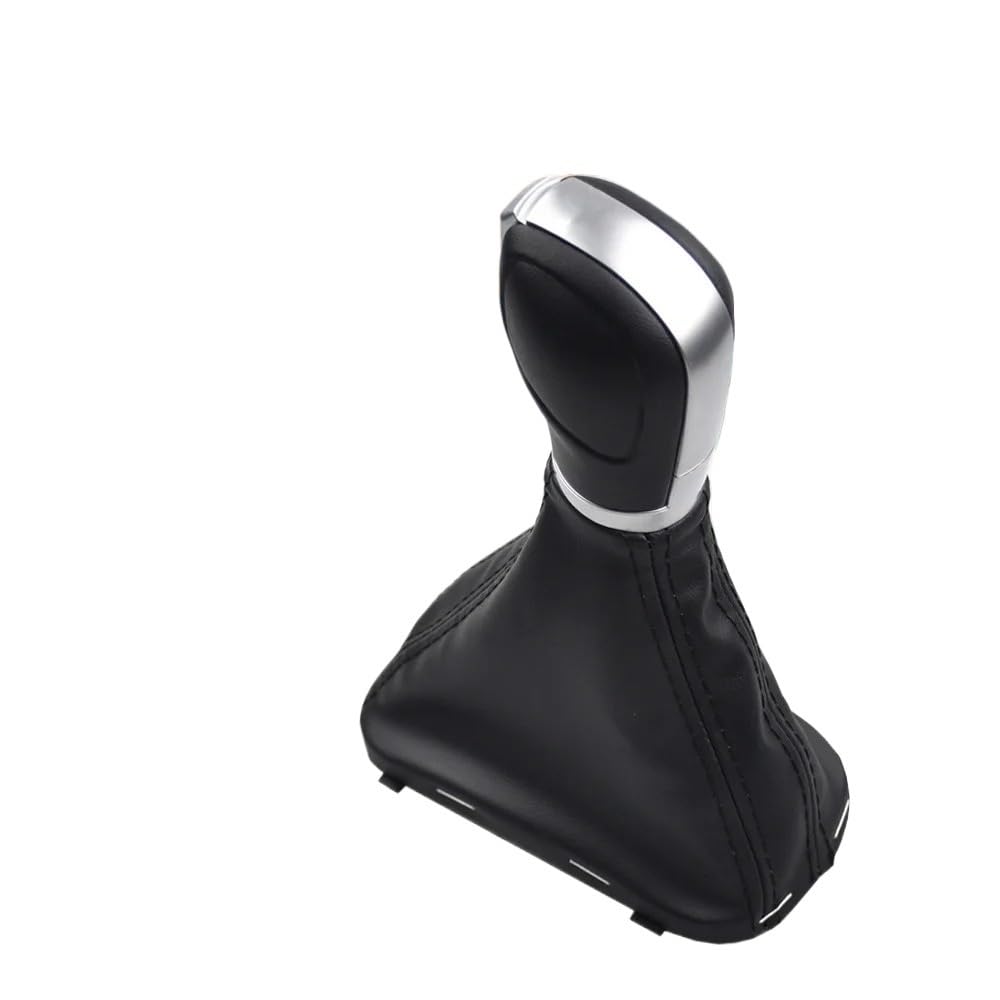 XIBANY Auto Parts for VW for Golf 6 for Jetta MK6 EOS Automatic Gear Shift Knob PU Leather Cover for Seat for Alhambra for for 7 GTI Mk7 VII
