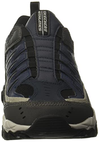 Skechers Sport Men's Afterburn M. Fit Wonted Loafer,Navy/Gray,11 M Us #TOP1