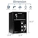 INVIE Drop Safe Depository Vault Mail Cash Drop Box Slot Safe with Digital Keypad Design for Home Office Hotel Jewelry Gun Passport Cash Money