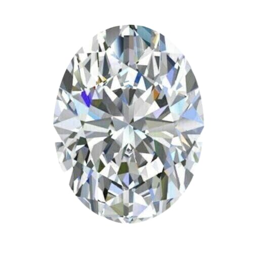 Certified 2.60 CT Oval Cut White Diamond Natural VVS1 D Grade Gemstone, Loose Gemstone Jewelry