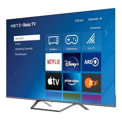 METZ Blue Roku TV, QLED 4K, Smart TV, 50 Zoll, 127cm, Triple Tuner, WLAN, LAN, HDMI, USB, 50MQE7011 – Bild 4