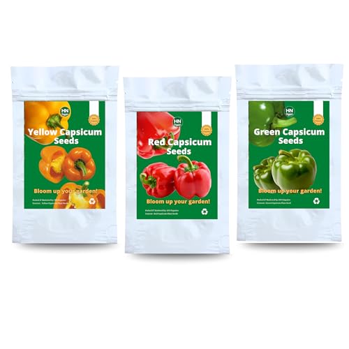 Image of Seeds Collection (Red,Green & Yellow Pepper)